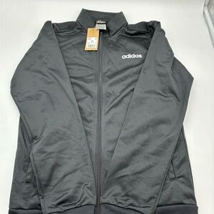 Adidas Men’s Black Full-Zip Track Jacket, Small